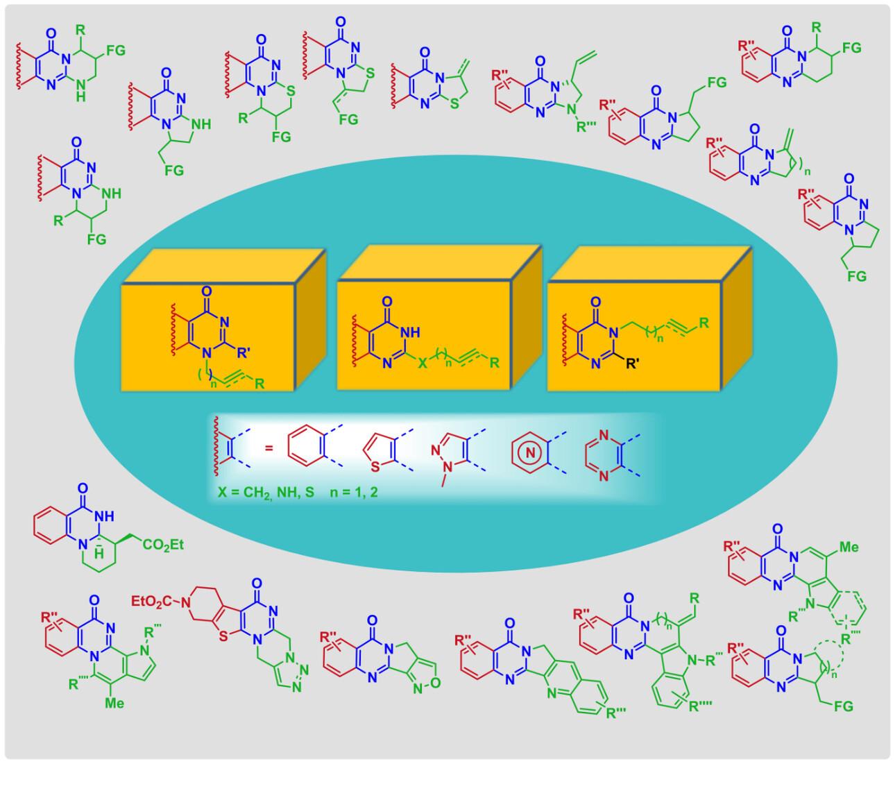 Cyclizations of Alkenyl(Alkynyl)-Functionalized Quinazolinones and their Heteroanalogues: A Powerful Strategy for the Construction of Polyheterocyclic Structures