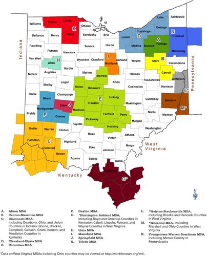 Hollowing out of middle-pay jobs in Ohio: An exploratory analysis