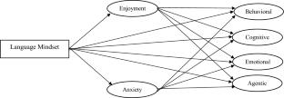 Language learners’ mindset and their academic engagement in online classrooms: the mediating role of achievement emotions