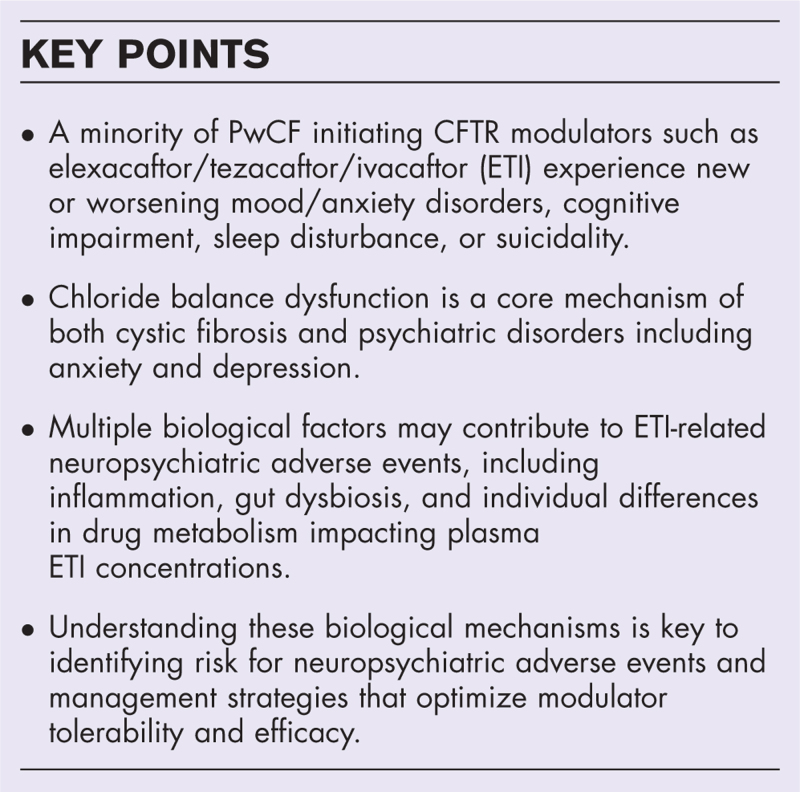 Neuropsychiatric adverse effects from CFTR modulators deserve a serious research effort.