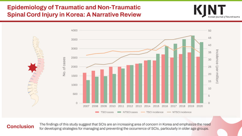 Epidemiology of Traumatic and Non-Traumatic Spinal Cord Injury in Korea: A Narrative Review.