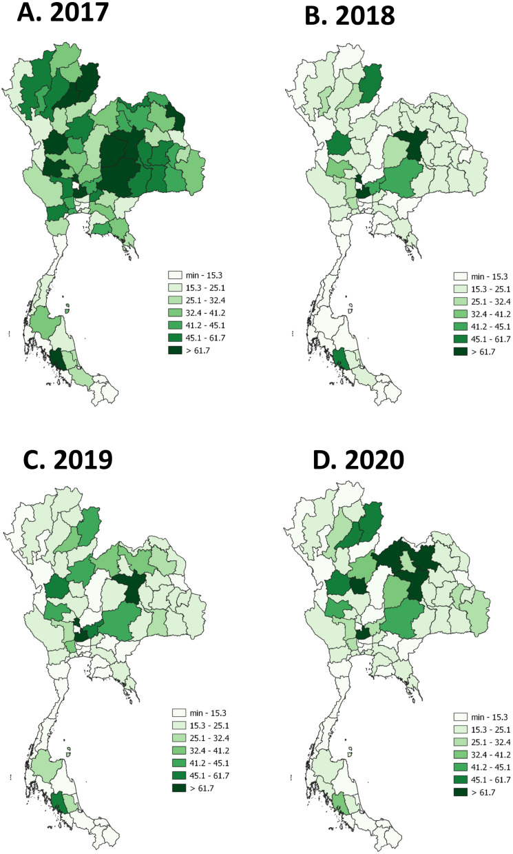 Incidence and Prevalence of Septic Arthritis in Thailand: A Database from the Ministry of Public Health.