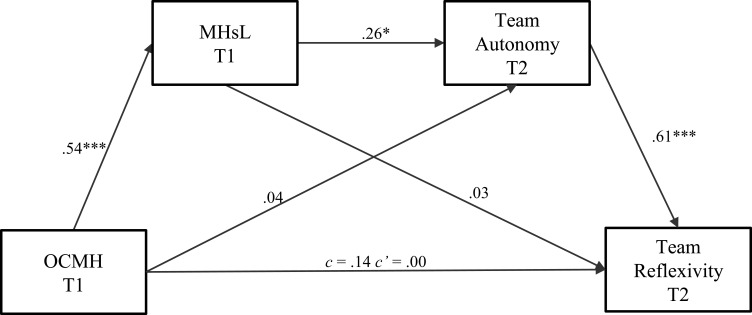 Does Organizational Commitment to Mental Health Affect Team Processes? A Longitudinal Study.