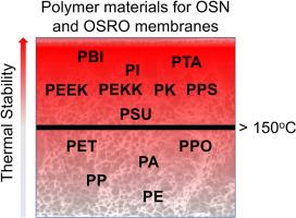 Solvent and thermally stable polymeric membranes for liquid molecular separations: Recent advances, challenges, and perspectives