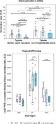 The 5-HT1A receptor agonist 8-OH-DPAT modulates motor/exploratory activity, recognition memory and dopamine transporter binding in the dorsal and ventral striatum