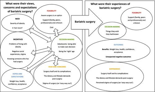 What matters to adolescents with obesity, and their caregivers, when considering bariatric surgery or weight loss devices? A qualitative evidence synthesis