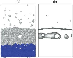 Molecular Dynamics Simulation of Reduction of the Surface Layer Porosity in a BCC Crystal Induced by Laser Pulses