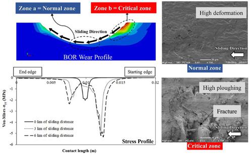 Finite element analysis and experimental validation of polymer–metal contacts in block-on-ring configuration