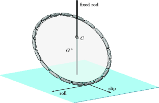 Dynamics of an Unbalanced Disk with a Single Nonholonomic Constraint