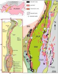 Accessory Cr-spinel from peridotite massifs of the South Urals: morphology, composition and origin