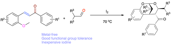 Diastereoselective Synthesis of 2,8-Dioxabicyclo[3.3.1]Nonane Derivatives via I