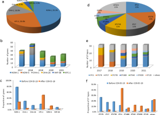 Shift in the dominant sequence type of carbapenem-resistant Klebsiella pneumonia infection from ST278-NDM-1 to ST11-KPC-2 in neonatal patients in a children's hospital in Shanghai, China, 2017-2021.