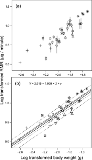 Routine metabolic rate correlates with swimming speed in medaka