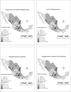 Organized crime-related disappearances in Mexico: evidence from Durango, Tamaulipas, and Coahuila