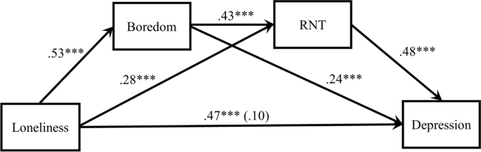 Loneliness and Depression in College Students During the COVID-19 Pandemic: the Role of Boredom and Repetitive Negative Thinking.