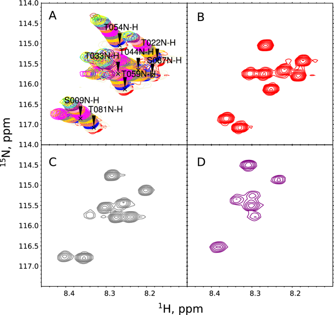 Non-uniform sampling of similar NMR spectra and its application to studies of the interaction between alpha-synuclein and liposomes