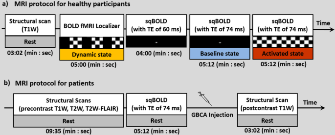 Streamlined quantitative BOLD for detecting visual stimulus-induced changes in oxygen extraction fraction in healthy participants: toward clinical application in human glioma.