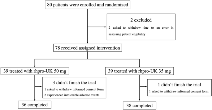 Thrombolysis with Recombinant Human Prourokinase 4.5-6 h After Acute Ischemic Stroke: A Phase IIa, Randomized, and Open-Label Multicenter Clinical Trial.