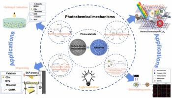 Visible-light photopolymerization activated by nanocarbon materials as photocatalysts