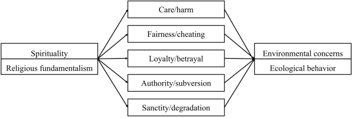 Relationships between religion, moral foundations, and environmentalism in young adult Catholics