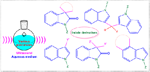 Recent Developments in Ultrasound-Promoted Aqueous-Mediated Greener Synthesis of Biologically Vital Indole Derivatives