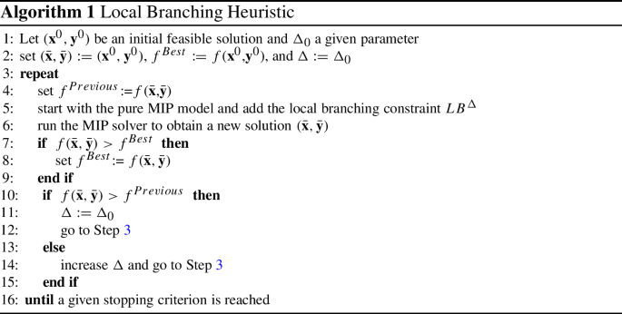 Weighted iterated local branching for mathematical programming problems with binary variables