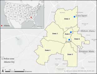 Changes in Spatiotemporal Patterns of Crimes During the Covid-19 Pandemic: A Case Study of Atlanta, Georgia