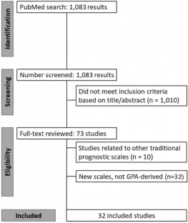 Development and adaptations of the Graded Prognostic Assessment (GPA) scale: a systematic review.