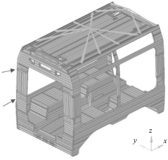 A strategy for lightweight designing of a railway vehicle car body including composite material and dynamic structural optimization