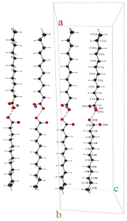 Case of Charge-Assisted Hydrogen Bonding in the Crystal Structure of Sodium Laurate, Lauric Acid