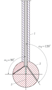 EFFECT OF THE NOZZLE—SURFACE DISTANCE ON HEAT TRANSFER DURING BOILING IN A FORCED LIQUID FLOW