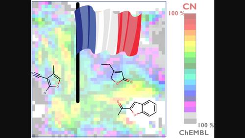 French dispatch: GTM-based analysis of the Chimiothèque Nationale Chemical Space.