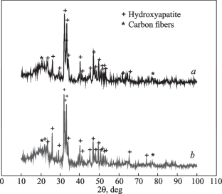 Comparative Study of the Structure and Properties of Composite Materials Produced From Hydroxyapatite Glass Ceramics and Carbon Fibers of Different Types