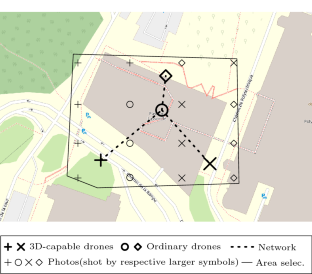 Heuristics for optimizing 3D mapping missions over swarm-powered ad-hoc clouds