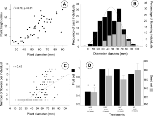 Mixed mating system and spatial structure assure high reproductive rate of an endangered and endemic cactus