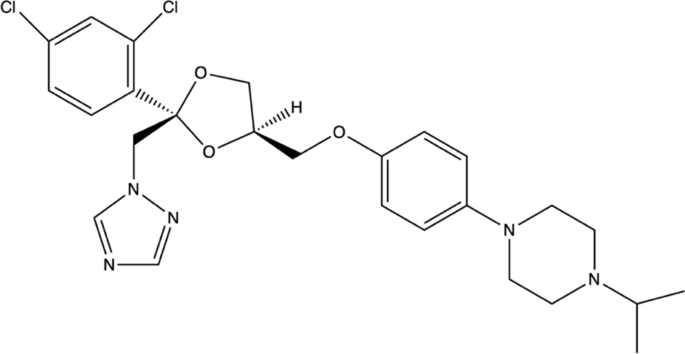 Interactions of triazole terconazole with copper and zinc cations