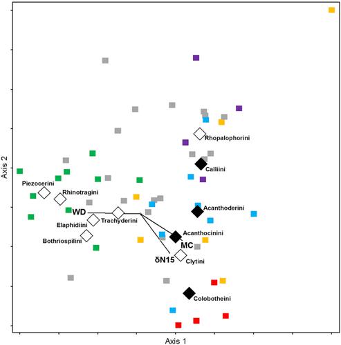 Wood trait preferences of Neotropical xylophagous beetles (Coleoptera: Cerambycidae)