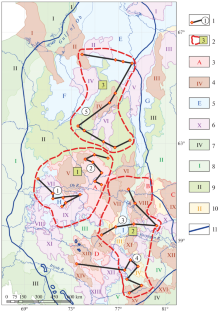 Lithostratigraphy and Sedimentation Conditions of the Bazhenov Formation (Western Siberia) in the Central, Southeastern, and Northern Regions of Its Occurrence