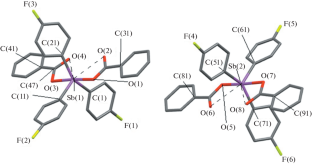 Oxidation of Triarylantimony with Benzoyl Peroxide