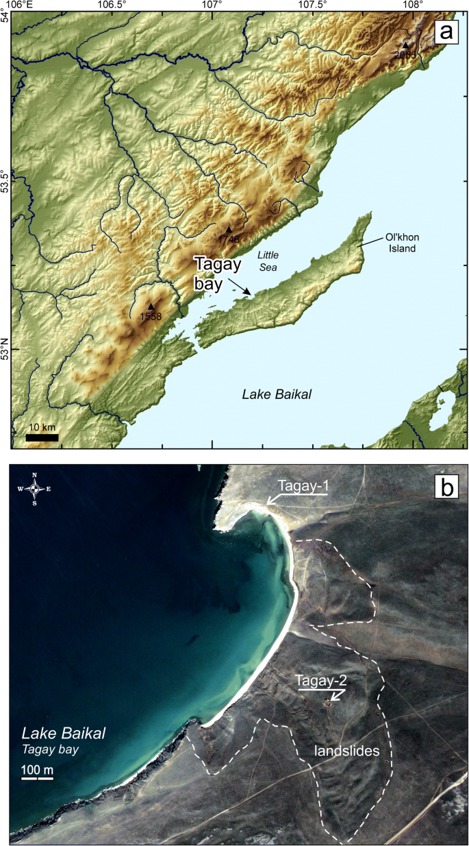 Palaeomagnetic data from the late Cenozoic Tagay section (Olkhon Island, Baikal region, Eastern Siberia)