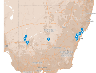 Distribution and diversity of viruses affecting cucurbit production in New South Wales, Australia