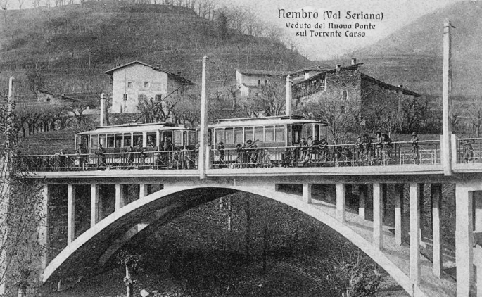 Mathematics and Geometry in the Nembro Reinforced Concrete Arch Bridge