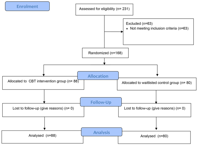 Efficacy of Cognitive Behavioral Therapy on Academic Stress Among Rural Community Secondary School Economics Students: A Randomized Controlled Evaluation