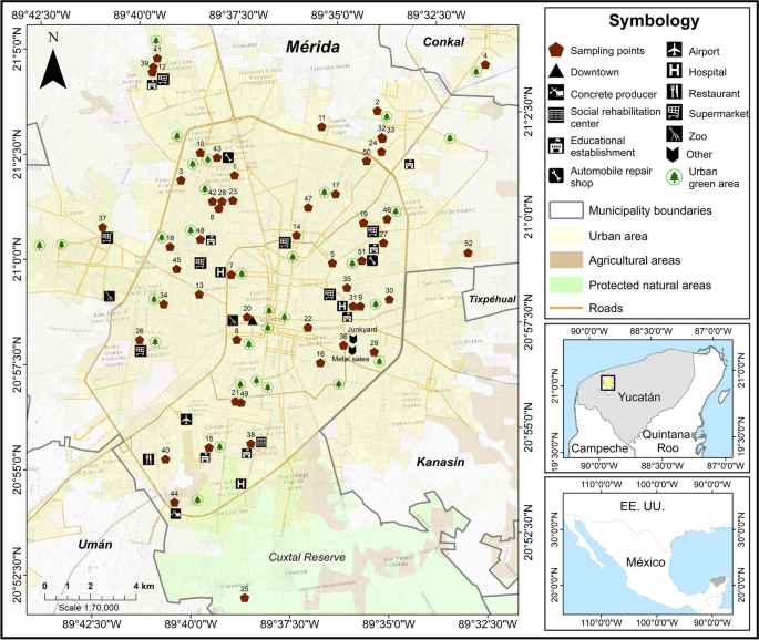 Heavy metals in urban dust inside and outside homes during the Covid-19 pandemic in Mérida, Yucatán, México