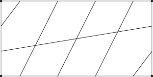 Length minima for an infinite family of filling closed curves on a one-holed torus