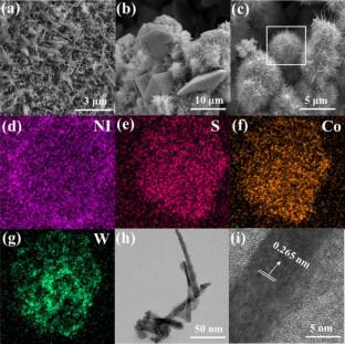 Sea Urchin–Like CoS2@WS2/NF Bifunctional Catalyst for Efficient Overall Water Splitting