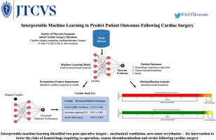 Interpretable machine learning-based predictive modeling of patient outcomes following cardiac surgery.