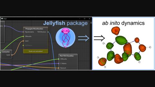 Jellyfish: A modular code for wave function-based electron dynamics simulations and visualizations on traditional and quantum compute architectures