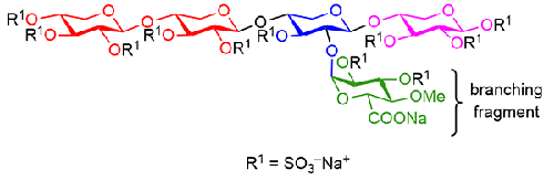 Synthesis of the Key Saccharide Fragments of the Glucuronic Acid-Containing Repeat Unit of Pentosan Polysulfate, a Heparin Sulfate Mimetic