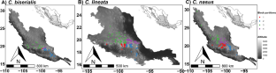 Modelling the effects of climate and land-cover changes on the potential distribution and landscape connectivity of three earth snakes (Genus Conopsis, Günther 1858) in central Mexico